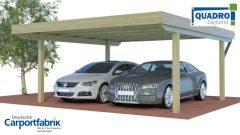 Quadro-Doppelcarport mit 4 Pfosten - Symboldarstellung