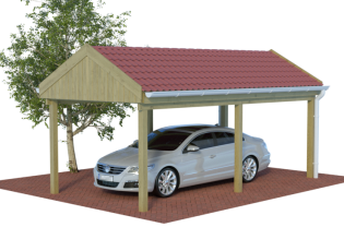 Konfigurator Multi Satteldach Einzelcarports