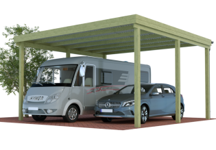 Konfigurator Multi Doppel Wohnmobilcarport