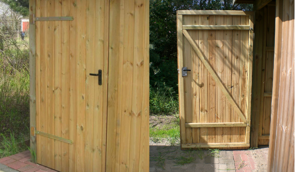 Konfigurator  Türen für Ihren Carport aus Holz