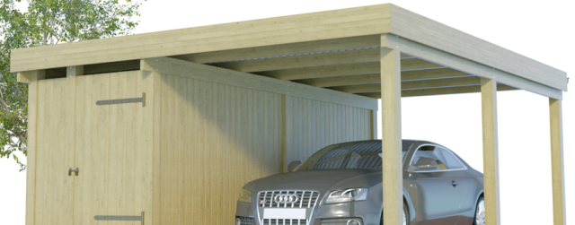 Infos und Preise Carports mit seitlichem Abstellraum Infos und Preise Carports mit seitlichem Abstellraum