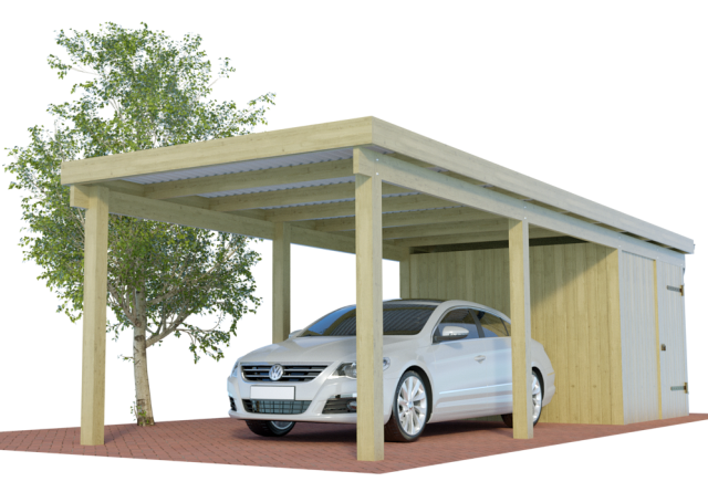 Konfigurator Carports mit Abstellraum