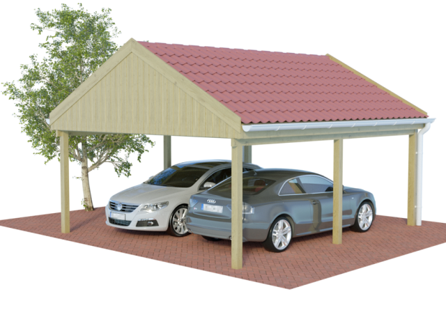 Konfigurator Multi Doppel Satteldachcarports